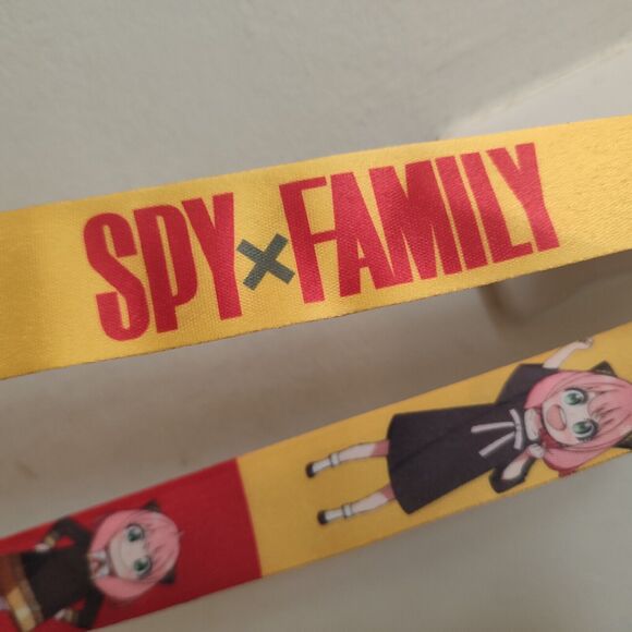 Spy X Family Anya Forger Cloth Lanyard With Clasp Official Anime Collectible - Picture 3 of 3